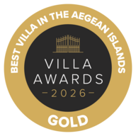 Villa Awards Gold 2026 - Best Villa in the Aegean Islands